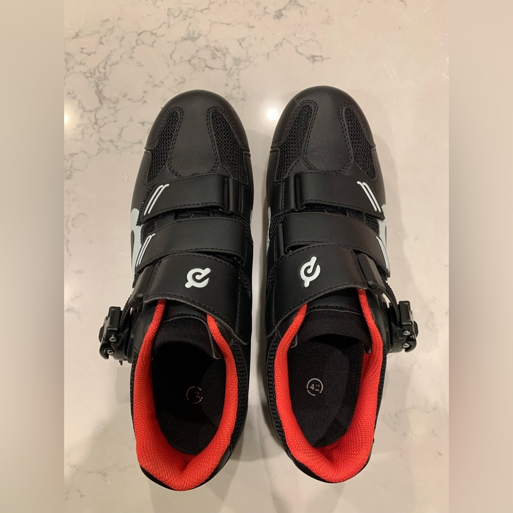 Peloton cycling shoes with cleats- size 42